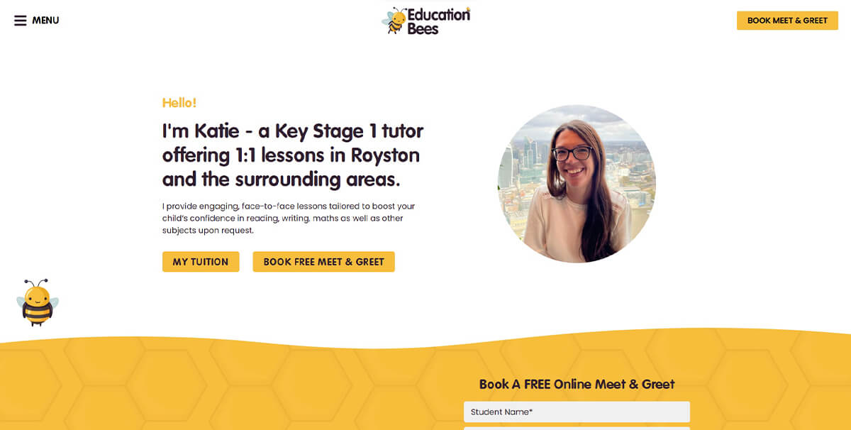 Education Bees link to website