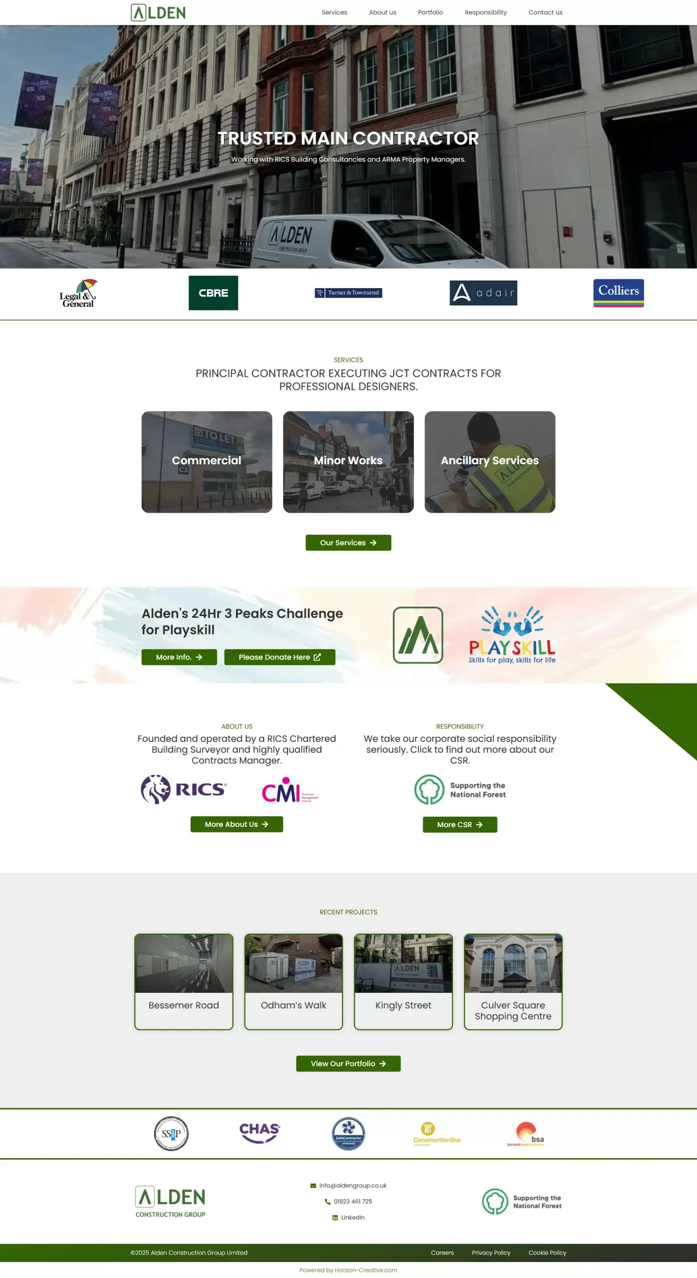 Aldengroup.co.uk external link to website