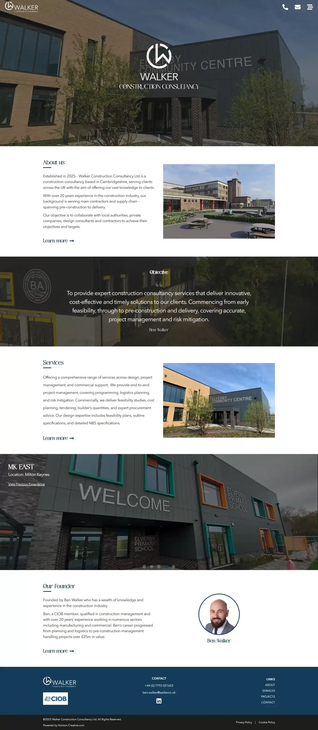 Link to walkercc.uk website